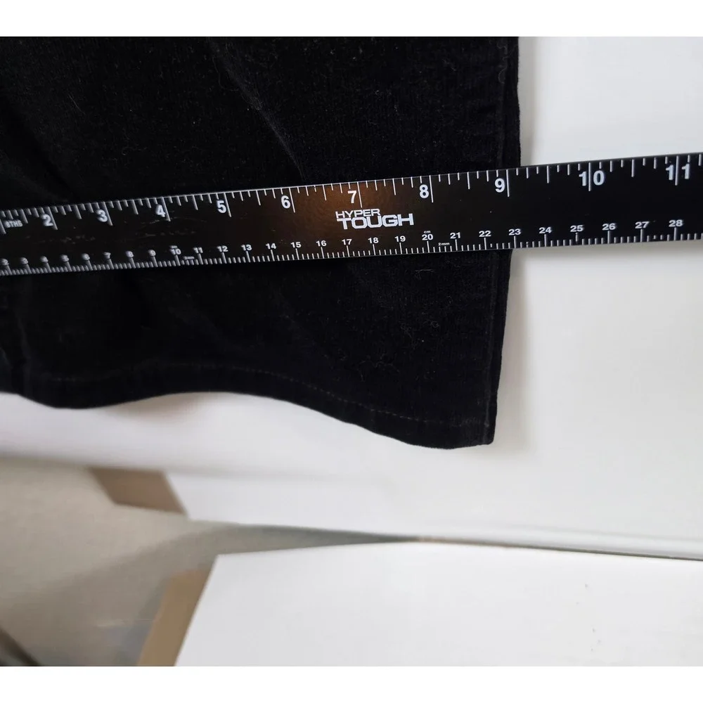 Lauren Ralph Lauren Black Corduroy Pants Womens 6 Stretch‎ Bootcut LRL Jeans Co